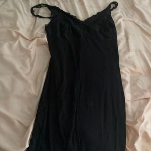 Black sleep dress
